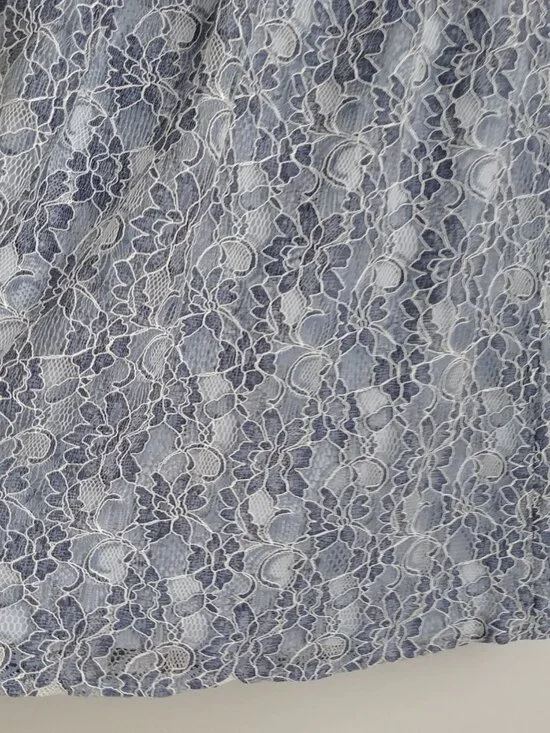 Jack BB Dakota blue lace spaghetti strap midi dress size 6 - Picture 7 of 16